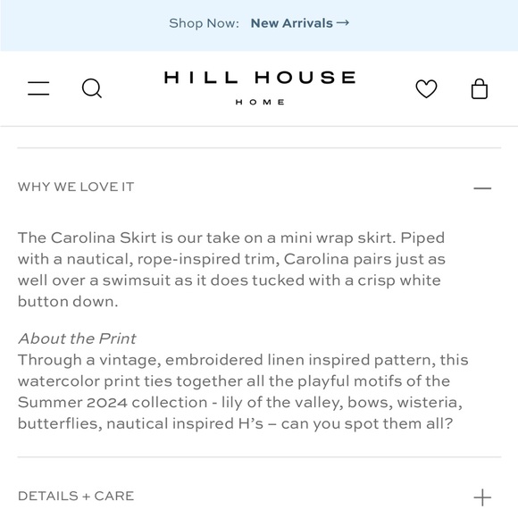 Hill House Home Carolina Skirt NWT - Picture 3 of 8